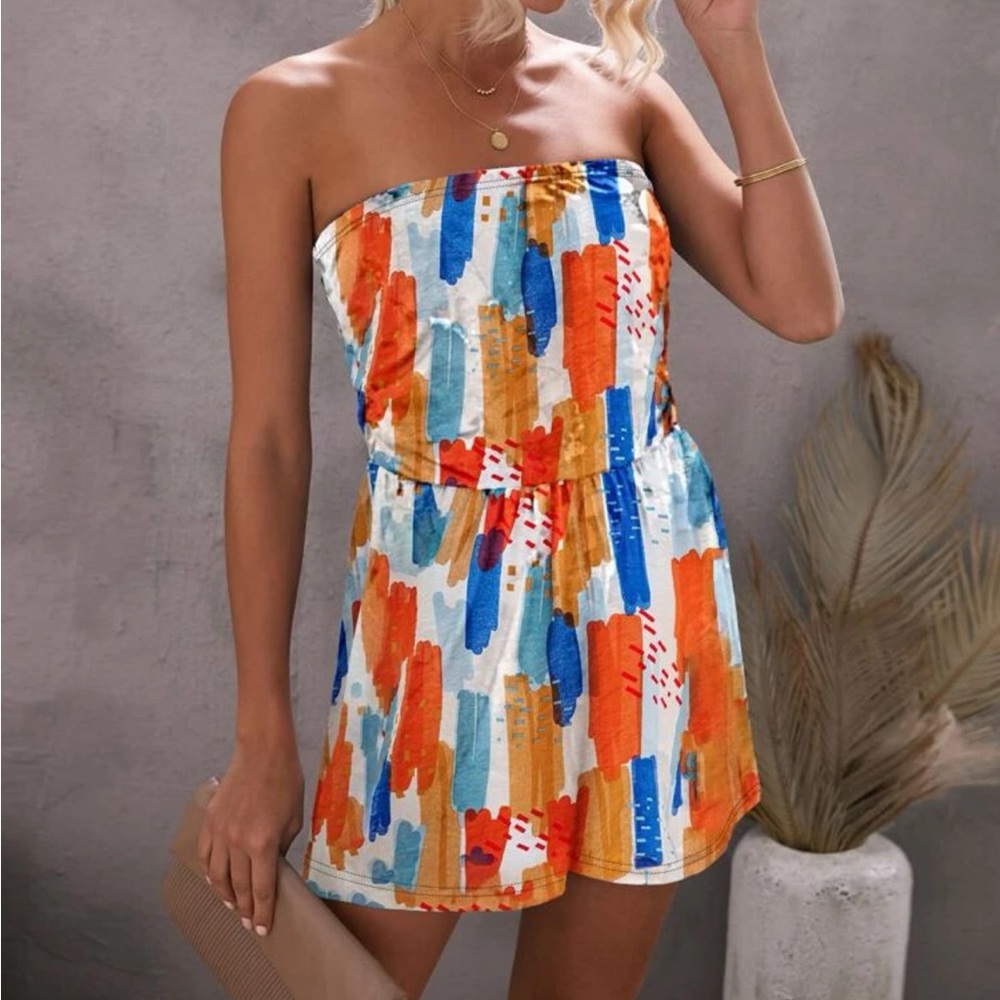 Colorblock Romper